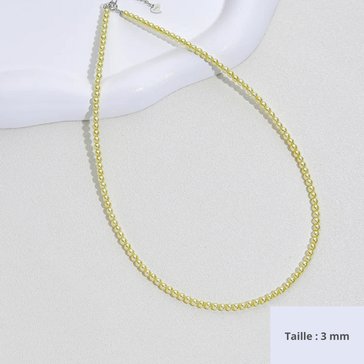 Collier de perles en argent