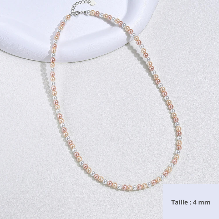 Collier de perles en argent