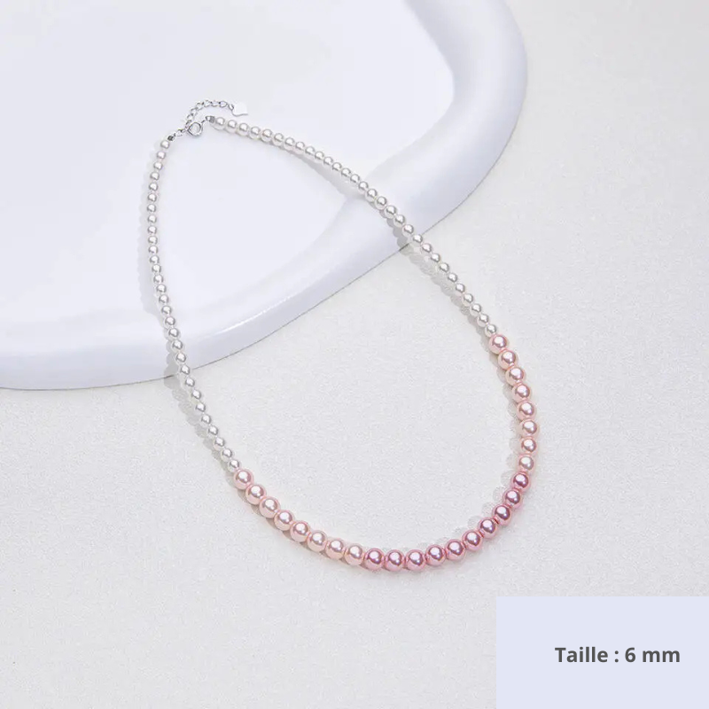 Collier de perles en argent