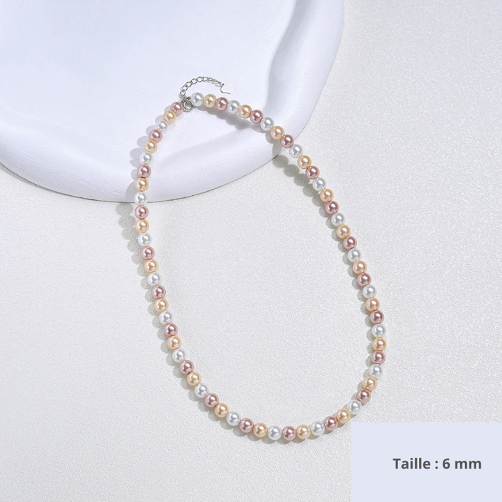 Collier de perles en argent