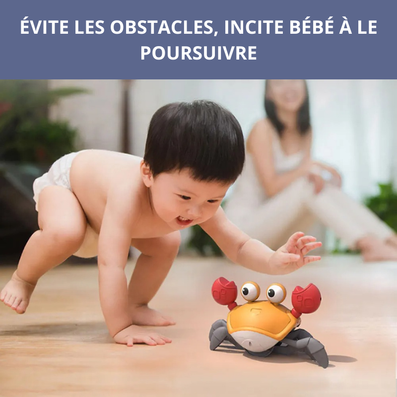 Crabe d'évasion interactif pour bébé