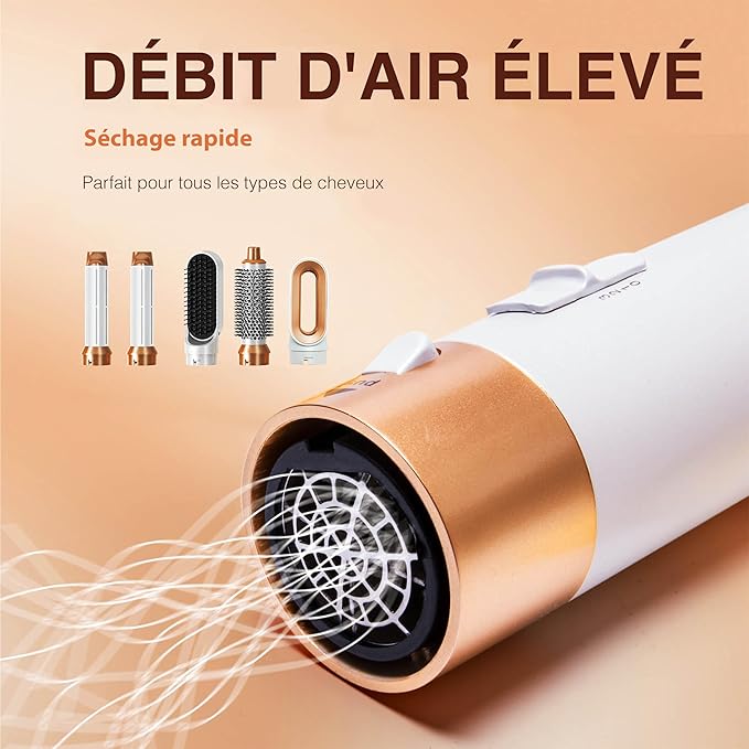 Brosses multifonctions 5 en 1 pour cheveux