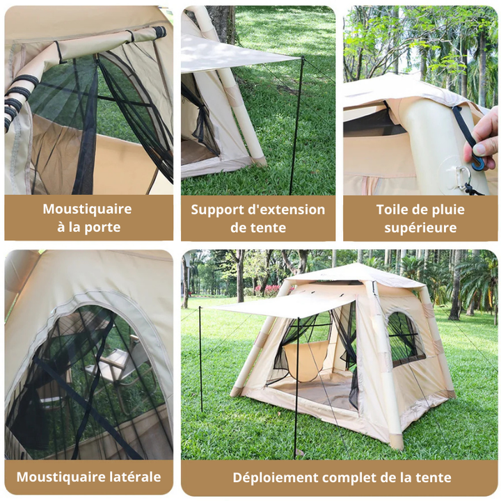 Tente de Camping Gonflable 2-3 Personnes