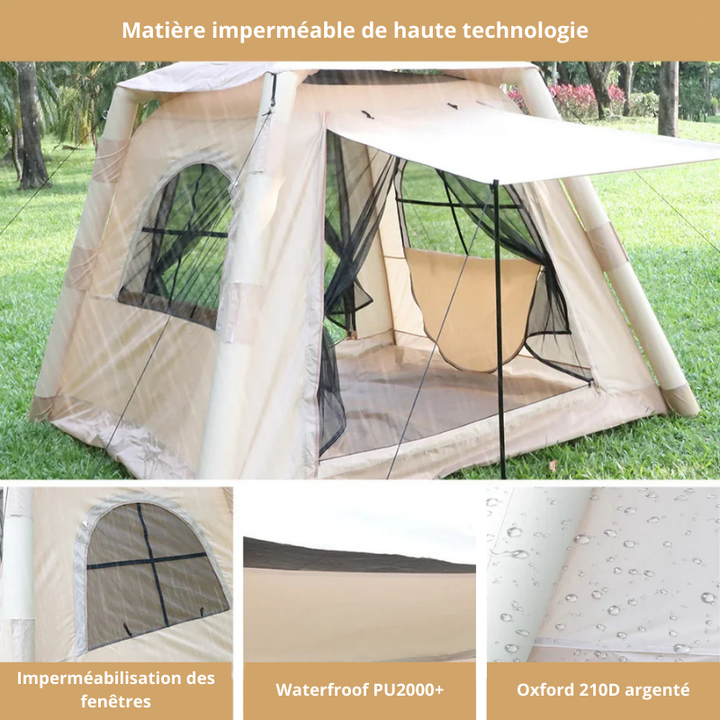 Tente de Camping Gonflable 2-3 Personnes